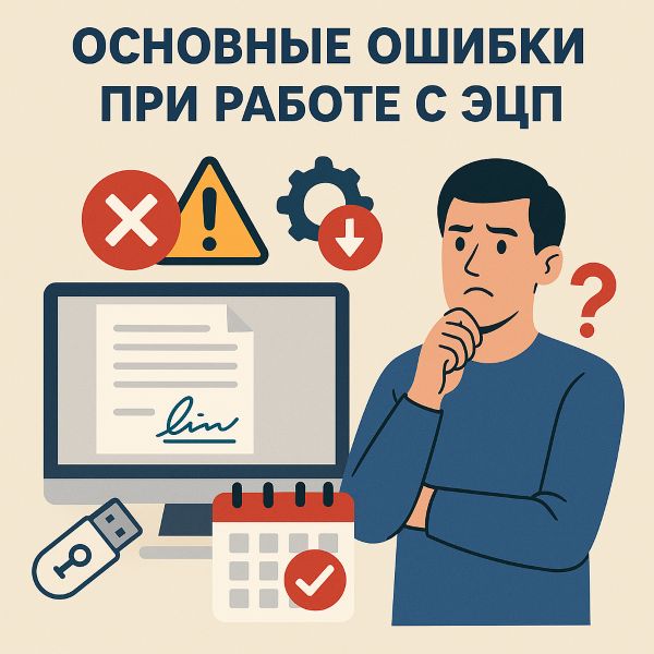 Ошибки ЭЦП и их исравление